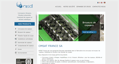 Desktop Screenshot of omsat.fr