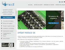 Tablet Screenshot of omsat.fr
